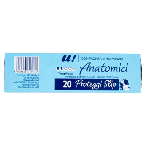20 Proteggi Slip Anatomici U! Confronta e Risparmia